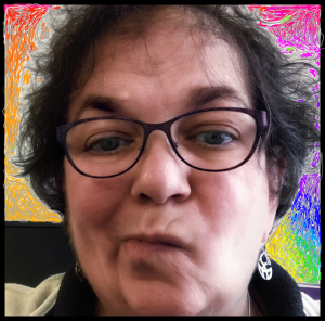 Gabi-Clayton-Self-Portrait-With-Rainbow-Doodles-by-Gabi-Clayton-