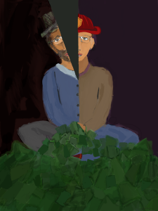 God Bless You, Mr Rosewater - 1st draft poster - by Gabi Clayton