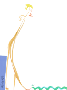 It Is Not Afraid Of White Space Or Water. by Gabi Clayton, 04-05-2019