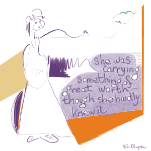 She Was Carrying Something Of Great Worth - by Gabi Clayton, 10-12-2018