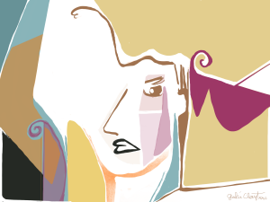 She Watched the Debate With Interest - by Gabi Clayton, 06-26-2019