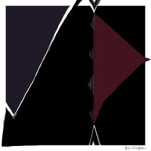 Square Template 2 Dark Road - by Gabi Clayton,