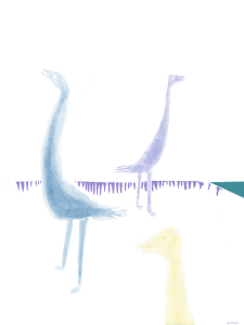 Three Beach Fowl - by Gabi Clayton, 02-28-2019