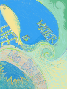 Water is life. No DAPL - by Gabi Clayton, 12-02-2016